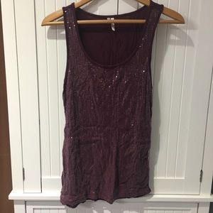 Ladies sequin top